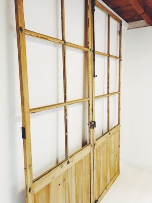 Portes fenêtres en bois