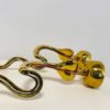 Paire d'appliques rondes en bronze doré – Image 8
