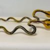 Paire d'appliques rondes en bronze doré – Image 2