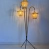 Lampadaire vintage tripode en métal et corde – Image 4