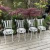 Série de six chaises de jardin François Carré – Image 12