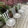 Série de six chaises de jardin François Carré – Image 11