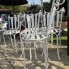 Série de six chaises de jardin François Carré – Image 5