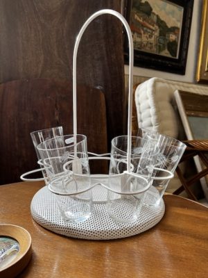 Porte verres à orangeade Matégot