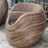 Paire de fauteuils roseau années 60 – Image 4