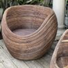 Paire de fauteuils roseau années 60 – Image 5