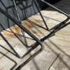 Paire de chaises Wire en métal Bertoia – Image 7