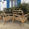 Paire de fauteuils en rotin – Image 5
