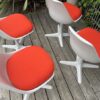 Série de Quatre chaises Tulipe par Maurice Burke – Image 7