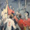 Tableau scène de rugby – Image 3